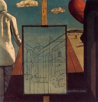the double dream of spring 1915 Giorgio de Chirico Metaphysical surrealism Oil Paintings